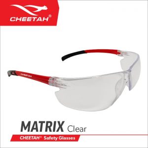 kacamata safety cheetah matrix clear