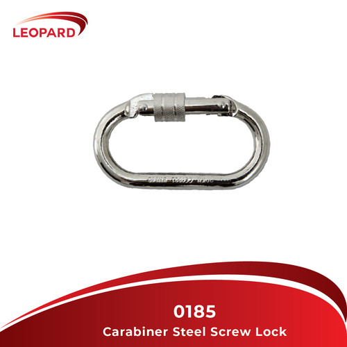carabiner steel screw lock